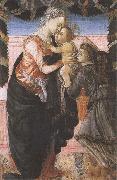 Sandro Botticelli Madonna and CHild with an Angel oil painting on canvas